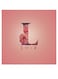 Love Themed Wall Decor Pink/Beige/Purple 30x30cm