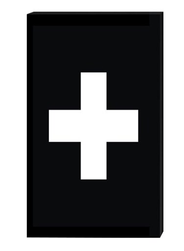 Modern Wall Decor Painting With Inner Frame Black/White 40 x 60cm