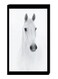 Horse Wall Decor Painting With Inner Frame White/Black 40 x 60centimeter