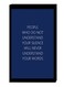 Modern Wall Decor Painting With Inner Frame Blue/Black/White 40 x 60centimeter