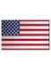American Flag Wall Decor Painting With Inner Frame Red/White/Blue 40 x 60centimeter