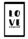 Modern Wall Decor Painting With Inner Frame Black/White 40 x 60cm