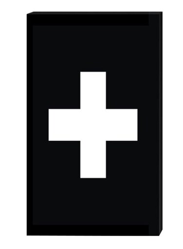 Modern Wall Decor Painting With Inner Frame Black/White 40 x 60centimeter