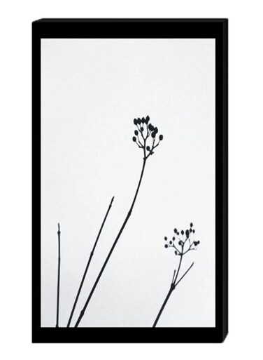 Nature Wall Decor Modern Painting With Inner Frame Black/White 40 x 60centimeter