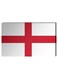 England Flag Wall Decor Painting With Inner Frame White/Red 40 x 60cm