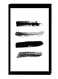 Modern Wall Decor Painting With Inner Frame Black/White 40 x 60centimeter