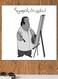 Arab Actor Themed Wall Decor multicolour 30x30cm