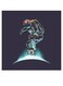 Astronaut Themed Wall Decor Blue/White/Yellow 30x30cm