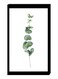 Modern Wall Decor Painting With Inner Frame Black/White/Green 40 x 60centimeter