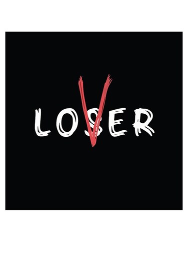 Lover Themed Wall Decor Black/White/Red 30x30cm