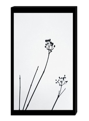 Nature Wall Decor Modern Painting With Inner Frame Black/White 40 x 60cm