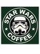 Star Wars Coffee Themed Wall Decor Green/Black/White 30x30cm