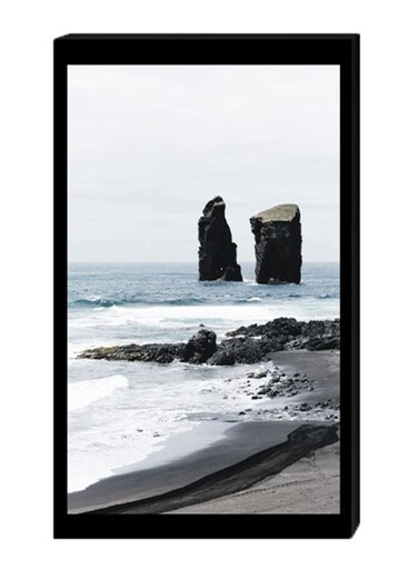 Beach Wall Decor Painting With Inner Frame Multicolour 40 x 60centimeter
