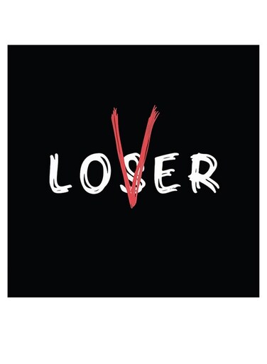 Lover Themed Wall Decor Black/White/Red 30x30cm