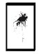 Modern Wall Decor Painting With Inner Frame Black/White 40 x 60centimeter