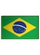 Brazilian Flag Wall Decor Painting With Inner Frame Green/Yellow/Blue 40 x 60centimeter