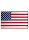 American Flag Wall Decor Painting With Inner Frame Red/White/Blue 40 x 60cm