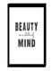 Modern Wall Decor Painting With Inner Frame Black/White 40 x 60centimeter