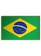 Brazilian Flag Wall Decor Painting With Inner Frame Green/Yellow/Blue 40 x 60centimeter