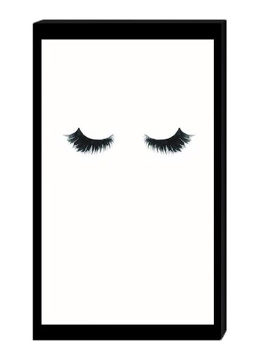 Eye Wall Decor Painting With Inner Frame Black/White 40 x 60centimeter