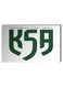 KSA Printed Wall Decor Painting With Inner Frame White/Green 40 x 60centimeter