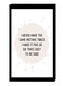 Modern Wall Decor Painting With Inner Frame Black/White/Beige 40 x 60centimeter