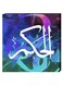 Islamic Calligraphy Wall Decor Painting With Inner Frame Multicolour 40 x 40cm