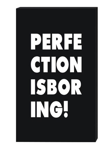 Modern Wall Decor Painting With Inner Frame Black/White 40 x 60centimeter
