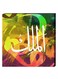 Islamic Wall Decor Painting With Inner Frame Multicolour 40 x 40centimeter