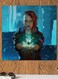Cyberpunk Game Themed Wall Decor Blue/Beige/Brown 30x30cm