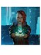 Cyberpunk Game Themed Wall Decor Blue/Beige/Brown 30x30cm