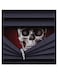 Skull Themed Wall Decor Grey/White/Red 30x30cm