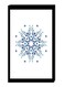 Wall Decor Modern Painting With Inner Frame Black/White/Blue 40 x 60cm