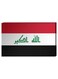 Iraq Flag Wall Decor Painting With Inner Frame Red/White/Black 40 x 60cm