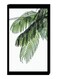 Palm Leaf Wall Decor Painting With Inner Frame White/Green/Black 40 x 60cm