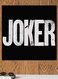 Joker Themed Wall Decor Black/White 30x30cm