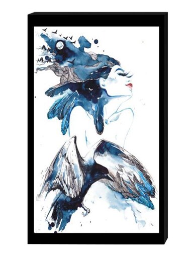 Modern Wall Decor Painting With Inner Frame Multicolour 40 x 60centimeter