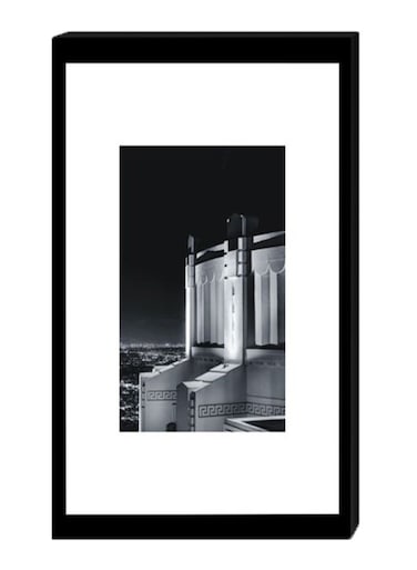 Wall Decor Modern Painting With Inner Frame Grey/White/Black 40 x 60cm