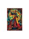 Room Decor 1pc Frameless Anime Ninja Warrior Print Poster - Vibrant Fire Power Wall Art, Home Decor for Living Room, Bedroom, Office, Cafe - Unique Festival Gift, High-Quality Fabric Material