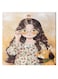 Girl Animation Hidden Frame Canvas Wall Painting Multicolour 50 x 50cm