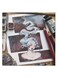 Girl Animation Hidden Frame Canvas Wall Painting Multicolour 50 x 50cm