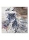 Girl Themed Canvas Painting With Frame Black/Brown/Purple 50x50cm