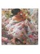 Girl Animation Hidden Frame Canvas Wall Painting Multicolour 50 x 50cm