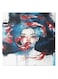 Girl Animation Hidden Frame Canvas Wall Painting Multicolour 50 x 50cm
