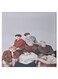 BTS Band Pattern Hidden Frame Canvas Wall Painting Multicolour 50 x 50cm