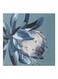 A Rose Themed Canvas Painting With Frame Blue/White/Black 50x50cm