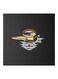 Rick And Morty Themed Canvas Wall Painting With Hidden Frame Black/Yellow/Beige 50x50cm