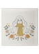 Girl Animation Pattern Hidden Frame Canvas Wall Painting Multicolour 50 x 50cm