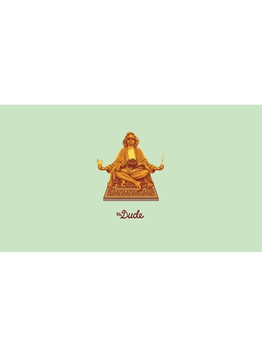 The Dude Wall Poster Multicolour 50x28x3.5cm