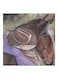 Girl Embraces A Horse Themed Canvas Painting With Frame Brown/Purple/Grey 50x50cm